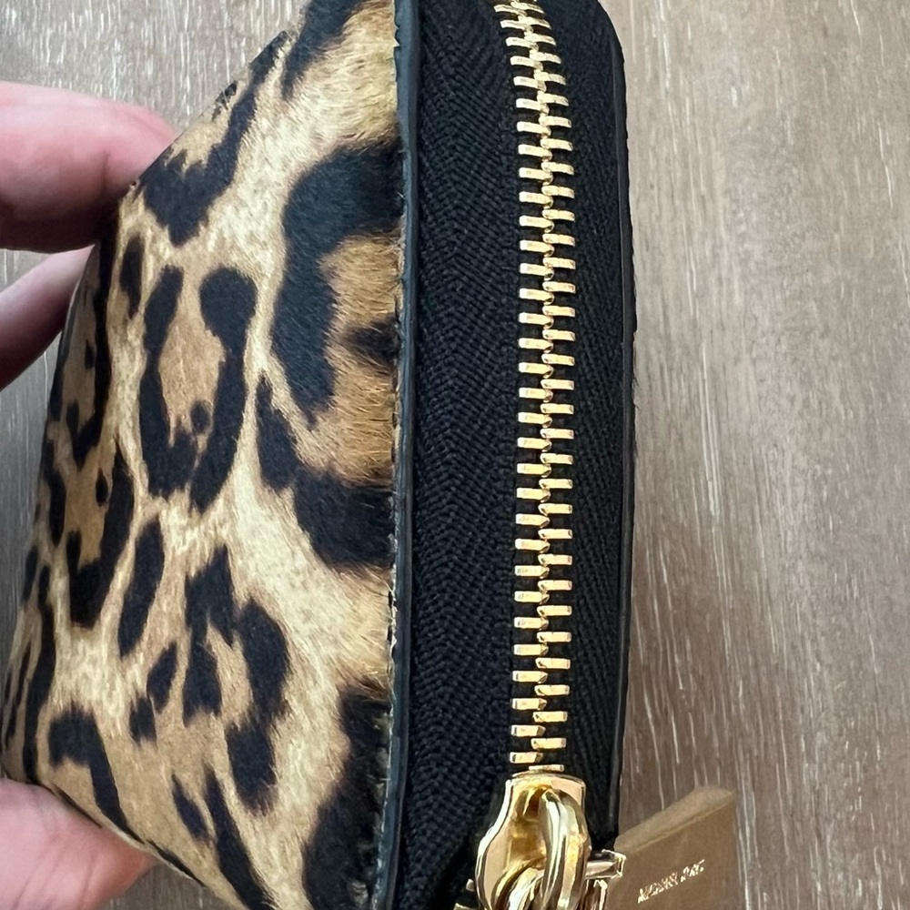 Michael Kors Leopard Print Wristlet - Picture 6 of 12
